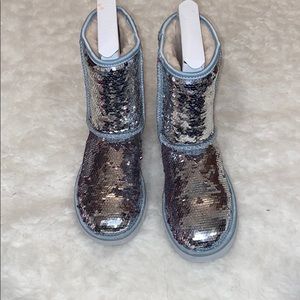 Silver Sparkle UGGS